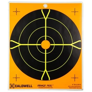 Caldwell 1166109  Gen 2 Orange Peel Op 8" Targets, 5 Sheets - Picture 1 of 1