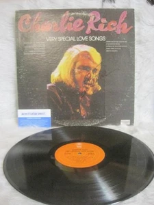 CHARLIE RICH SIGNED ALBUM COVER RECORD VERY SPECIAL LOVE SONS AUTOGRAPH W/ COA - Picture 1 of 15