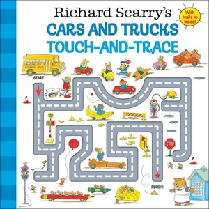 Richard Scarry's Cars and Trucks Touch-and-Trace by Richard Scarry Board Book Bo - Picture 1 of 1