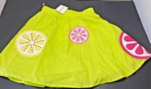 Vintage Gymboree Citrus Cooler Green Skater Skirt Size 5~ New With Tags - Picture 1 of 6