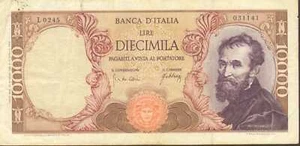 10000 Lire 20/05/1966 Banknote Italy Italian Notes - Bild 1 von 2