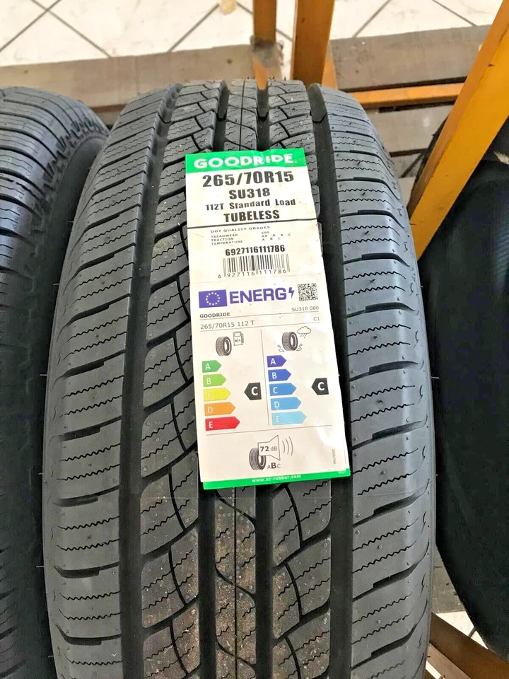 GOMME PNEUMATICO 265/70 R15 112 T GOODRIDE - SU318 H/T - Immagine 1 di 1
