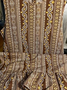 Woman’s Size M Brown Paisley Designed Dress - Picture 1 of 6
