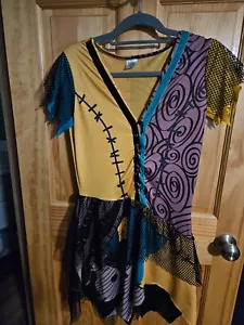 Spirit Nightmare Before Christmas Sally Cosplay ShortSleeve Dress Women’s Size M - Picture 1 of 3