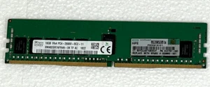 SK Hynix 16GB DDR4 RDIMM PC4-2666V HPE Server Memory HMA82GR7AFR4N-VK - Photo 1/5