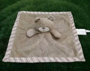 Koala Baby Geoffrey Teddy Bear Striped Trim Security Blanket Lovey - Picture 1 of 5