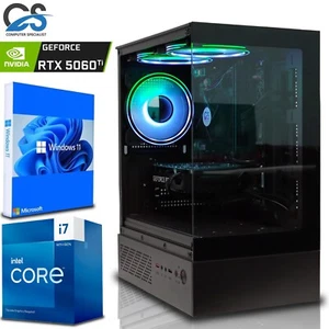 RTX Gaming PC Intel i7 14700F / 32GB DDR5 / 2TB M.2 / 8GB RTX 5060 Ti / Wins 11 - Picture 1 of 18