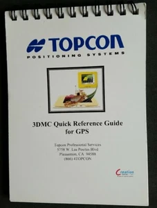 Topcon Positioning Systems 3DMC Quick Reference Guide for LPS - Picture 1 of 1