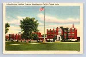 Postal del edificio de la administración Togus Maine de Maine al norte de México 1952 publicada - Imagen 1 de 2