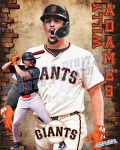 San Francisco Giants Lithograph print of Willy Adames 2025 - Picture 1 of 1