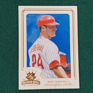 Mike Lieberthal 2003 Donruss Diamond Kings Baseball Card #128 Phillies - Picture 1 of 10