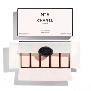 NEW Sealed CHANEL No 5 Perfumed Soaps 75 g x 5 Five Pieces N°5 No.5 LES SAVONS - Picture 1 of 7