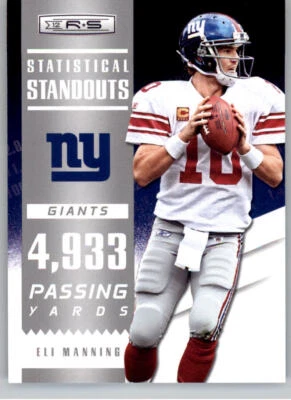 2012 Rookies and Stars Statistical Standouts #4 Eli Manning - NM-MT - Image 1 of 2