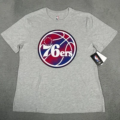 Philadelphia 76ers Shirt Mens XL Gray NBA UNK Joel Embiid Basketball Tee New - Image 1 of 4