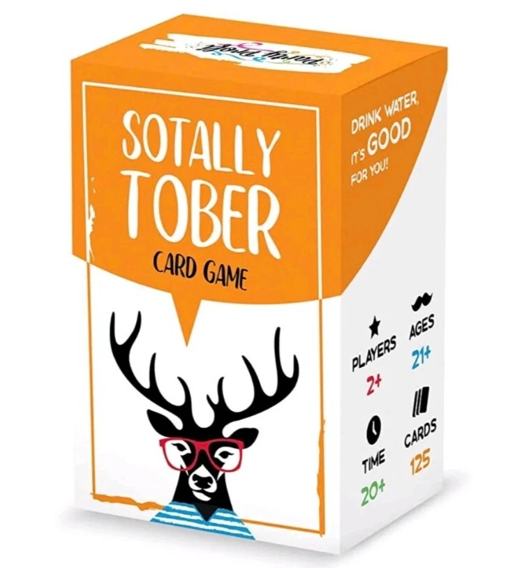 Sotally Tober Drinking Games for Adults - Outrageously Fun Adult Party Card Game - Image 1 of 1