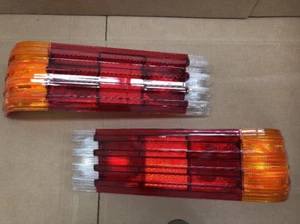 Pair Of US Style Tail Light Lenses Fits Mercedes R107 1078202866 1078202766 - Picture 1 of 8