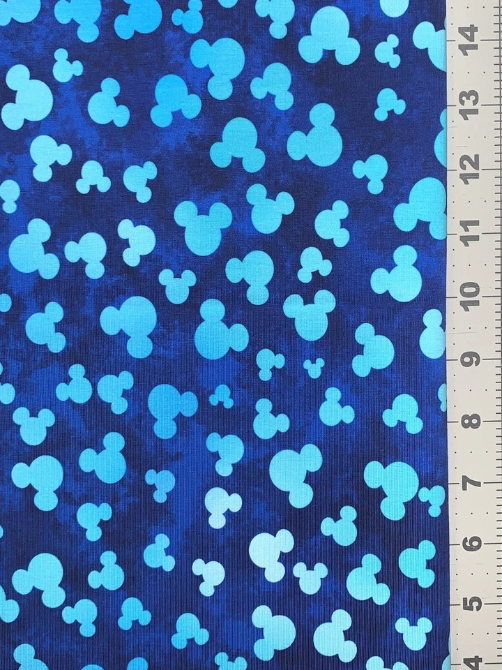 Mickey Mouse Confetti Custom Fabric Fat Quarter 18”x28” Cotton Spandex - Image 1 of 1