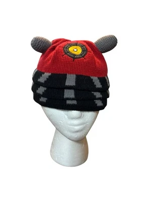 2009 Elope BBC Dr Who Rojo Dalek Rojo Tejido Gorro Unisex Adultos Foto 1 de 4