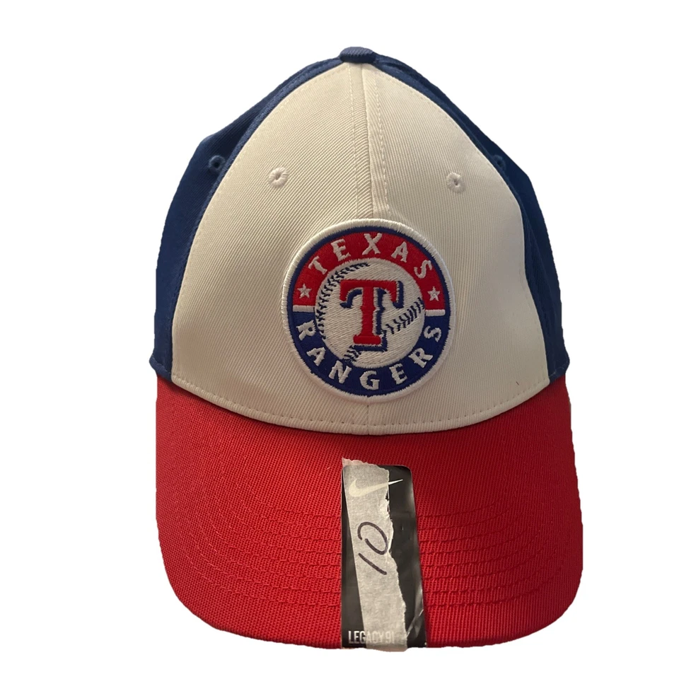 Gorra Gorra Texas Rangers OSFM Azul Rojo Blanco MLB Béisbol Logo Nike Hombres Nueva con Etiquetas Foto 1 de 4