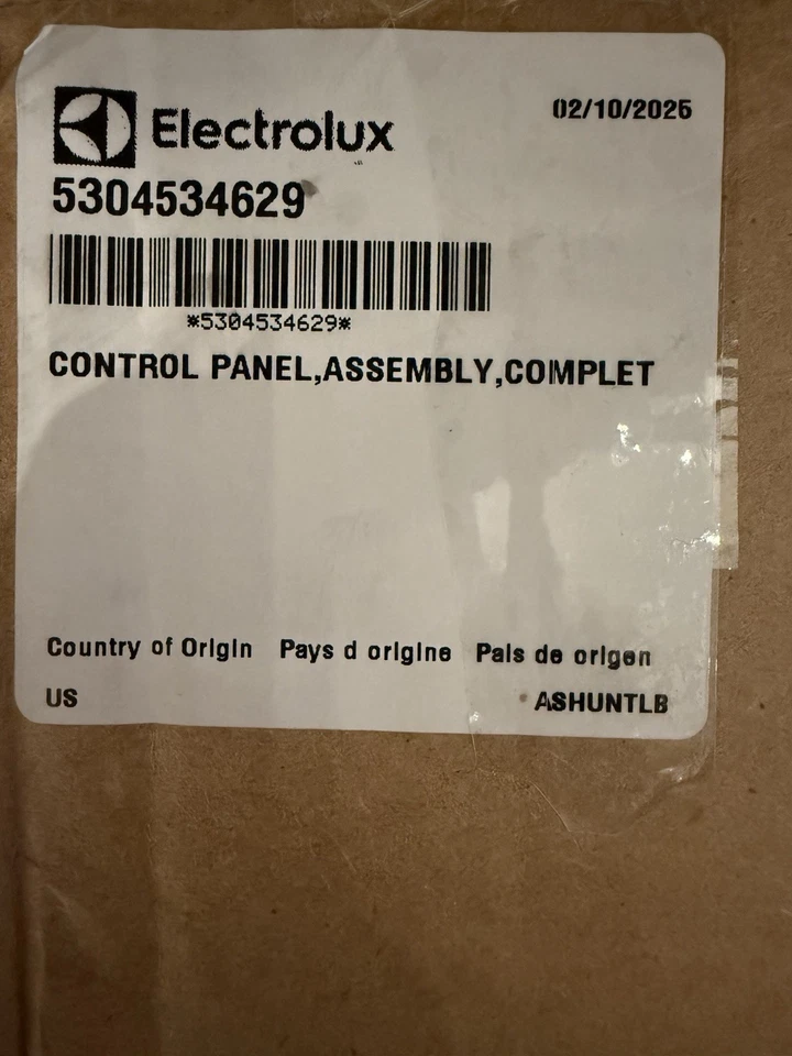 Panel de control de microondas Electrolux con placa 5304534629 TOTALMENTE NUEVO  Foto 1 de 1
