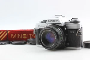 [Near MINT] MINOLTA X-700 Silver 35mm Film Camera + MD 50mm f1.7 From JAPAN - Picture 1 of 17