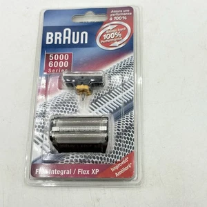 Braun Flex Integral Rasierer Folie und Cutter für 6000 und 5000 Series Neu Versiegelt - Bild 1 von 4