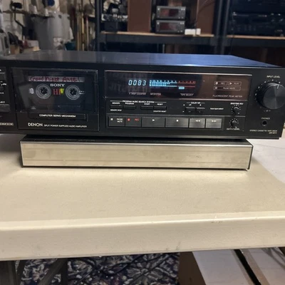 Denon DR-M11 Estéreo Cassette Tape Deck Computadora Servo Mecanismo Hecho en Japón Foto 1 de 4