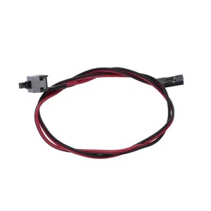 PC Power Cable 48cm 2 Pin SW Cable On/Off/Reset Push Button ATX Desktop Comp NEW - Afbeelding 1 van 6