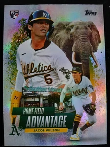 2025 Topps Serie 2 Home Field Advantage #HA-22 JACOB WILSON (RC) - Imagen 1 de 2