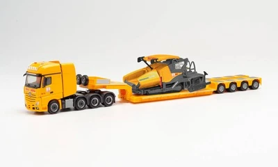 Herpa HE313421 1/87 Mercedes-Benz Actros SLT Rimorchio Basso - Immagine 1 di 4