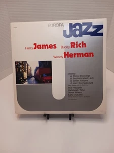 HARRY JAMES, BUDDY RICH & WOODY HERMAN: europa jazz EUROPA JAZZ 12" LP 33 RPM - Picture 1 of 5