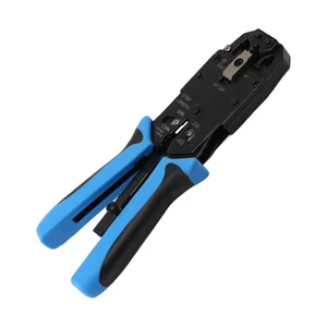 RJ45 Crimper 10P 8P 6P 4P Pince à Sertir Décapant pour RJ45 RJ11 RJ12 RJ50 RJ1253 - Photo 1/7