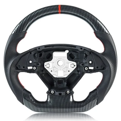 Volante de fibra de carbono Hydro Dip para Chevrolet Corvette C7 2014-2019 Foto 1 de 4