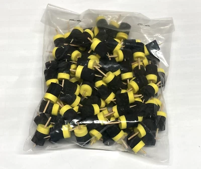 Ice Fishing Toothpick FOAM FLOATS Bobber high-vis Strike Indicator - 100/bag - Image 1 of 2