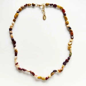 Collana perle pietre sfuse Zara 16" nuova regalo vintage donna gioielli vacanza - Foto 1 di 4