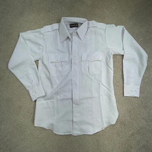 Frontline Tact Squad Uniform Hemd Herren 15,5 35 Langarm weiß Reißverschluss - Bild 1 von 17