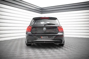 Mittlerer Cup Diffusor Heck Ansatz DTM Look für BMW 1er F20 schwarz Hochglanz - Bild 1 von 7