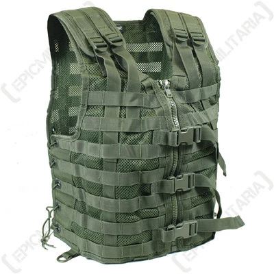 Olive Green TACTICAL MOLLE CARRIER ASSAULT VEST Combat Attachment Army Rig Top