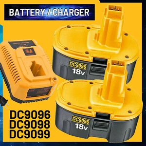 18 Volt replacement for Dewalt 18V Battery or Charger DC9096-2 DC9098 DC9099 NEW - Picture 1 of 17
