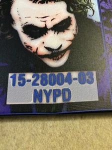 NYPD Joker Mugshot ORIGINAL Digital Artwork on Canvas 8x8 USED - Picture 1 of 4