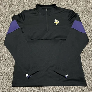 Nike Dri Fit Minnesota Vikings Herren Größe Small S 1/4-Reißverschluss schwarz Langarmshirt - Bild 1 von 7