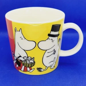 Moomin Family Mug Cup 0.3L Blue-Yellow-Green, Arabia Finland - Imagen 1 de 10