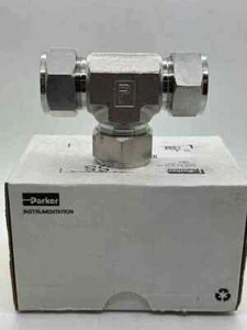 Parker 16ET16-316 Tube Fittings Tee 1" Compression (comp Swagelok SS-1610-3) - Bild 1 von 3