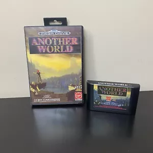 Sega Mega Drive - Another World - U.S Seller!! Tested Working - PAL - Picture 1 of 6