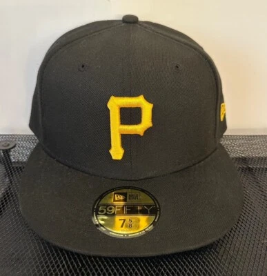 ~ *NEW* Pittsburgh Pirates  Authentic Collection 59FIFTY Fitted ~ Size 7 5/8 - Image 1 of 4