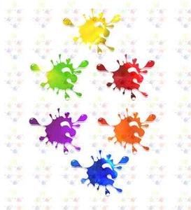 Candy Paint Splatter Graphics Decals - two sets - Picture 1 of 1