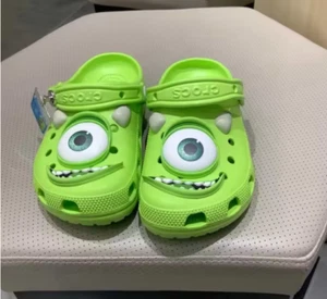 Monsters Inc Mike Wazowski Sommer Strand Sandalen - bequeme rutschfeste Hausschuhe - Bild 1 von 4