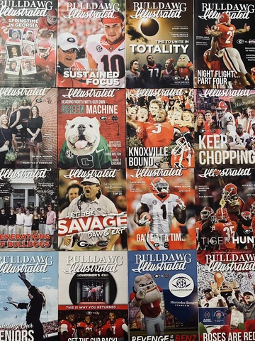 Georgia Bulldogs UGA 2017 SEC & 2018 Rose Bowl Champions Illustrated Season Set Cover