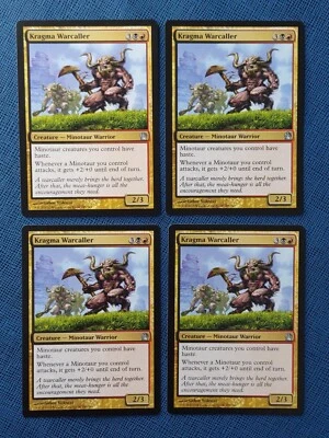 MTG 4x Kragma Warcaller x4 NM Theros Magic the Gathering Playset - Image 1 of 2
