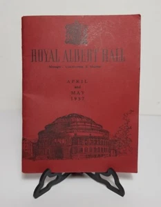 SELTEN ** ROYAL ALBERT HALL ** 1957 Terminbuch über Konzerte und Aktivitäten - Bild 1 von 8